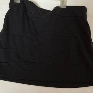 Express school girl Club City tiered mini black skirt size 8